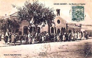 209- Oued-Imbert- La mairie et l'eglise-1931